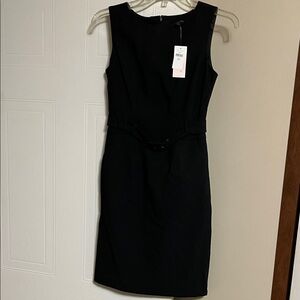 Banana Republic Women’s Belted Black Dress size 00P NWT
